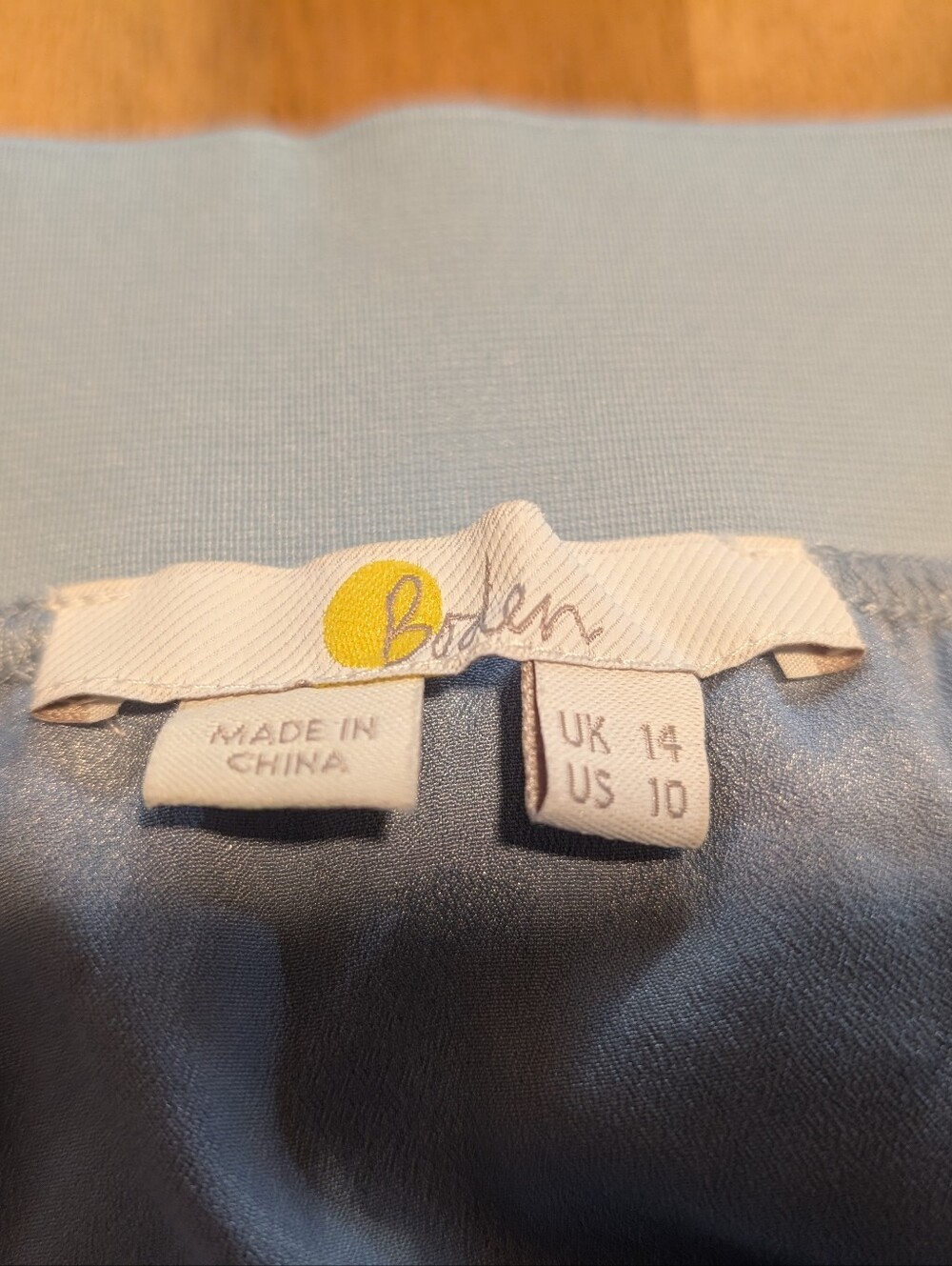 Light Blue Boden Tulle Skirt US 10 EUC - Picture 2 of 5